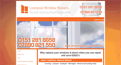 Desktop Screenshot of liverpoolwindowrepairs.co.uk